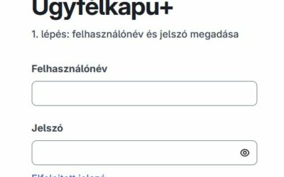 Ügyfélkapu + regisztrációs segédlet